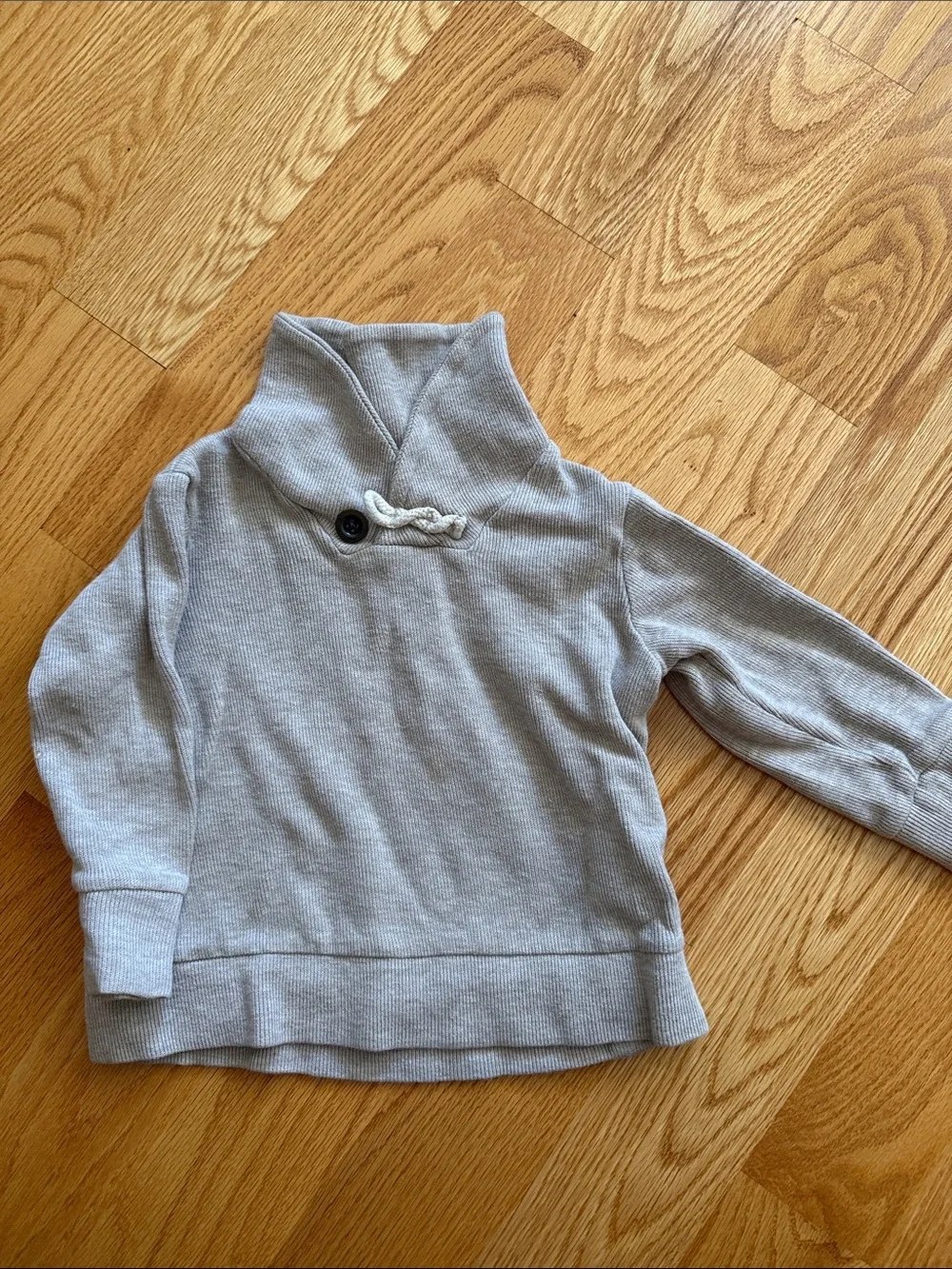 GAP Kids Gray Shawl Collar Pullover Hoodie